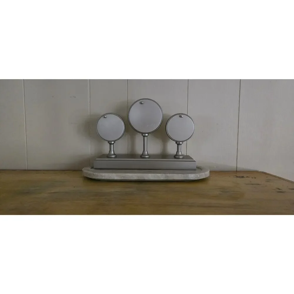 Pottery Barn Around the World 3-Time Zone Clock